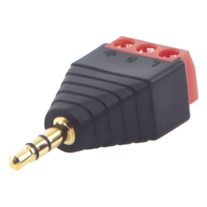 EPCOM PROAUDIO EP-CON35 – Conector de audio / 3.5mm macho estéreo / Terminal de tornillo 3 pines / 28-16 AWG / Compacto