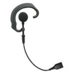 PRYME SNP-EH – Auricular de Gancho para Oído / Cable de Fibra Trenzada / Conector SNAP / Altavoz Giratorio / Compatible Micrófono Solapa 1 o 2 Hilos