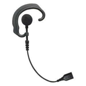 PRYME SNP-EH – Auricular de Gancho para Oído / Cable de Fibra Trenzada / Conector SNAP / Altavoz Giratorio / Compatible Micrófono Solapa 1 o 2 Hilos