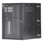 PANDUIT PZWMC1830W – Gabinete de Montaje en Pared / 18 UR / 19in / 762mm (30in) Profundidad / Ventana de Seguridad / Acero