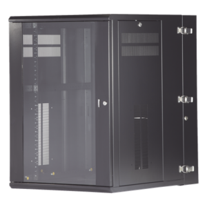 PANDUIT PZWMC1830W – Gabinete de Montaje en Pared / 18 UR / 19in / 762mm (30in) Profundidad / Ventana de Seguridad / Acero