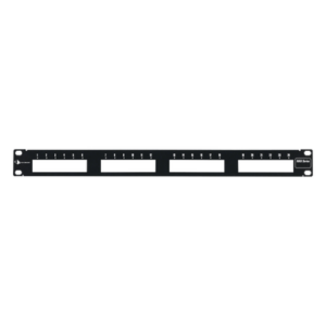 SIEMON MX-PNL-24 – Patch Panel / 24 Puertos / Plano / 1UR / Aluminio Cepillado / 44.5mm (1.75')