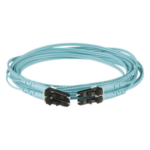 PANDUIT FZ2ERLNLNSNM001 – Jumper de Fibra Óptica / OM4 50/125 / LC-LC Duplex / OFNR Riser / Aqua / 1 Metro (3.28 Pies)
