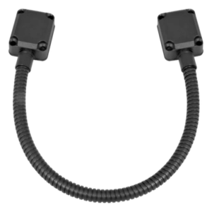 ENFORCER SECOLARM SD969S18/K – Loop Pasacable / Acero Inoxidable / 40 cm (1.3 ft) / Tapas de Aluminio / Control de Acceso / Negro