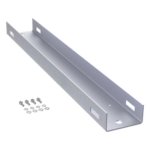 HOFFMAN EPMC12 – Montaje de Poste / Aluminio Anticorrosión / 1200 mm (3.94 ft) / 25 UR / Rack 19 in / Color Negro