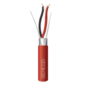GENESIS 4606-1004/1000 – Carrete de Alambre / 2 x 16 AWG Blindado / PLENUM / 305 m (1000 ft) / Alarmas de Incendio