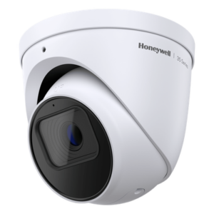 HONEYWELL HC35WE8R2 – Cámara IP turret / 8 MP / lente motorizado 2.7-13.5 mm / IR 50 m / WDR 120 dB / IP67 / PoE / ONVIF G-S-T / IA