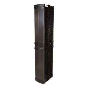 SIEMON VCM1A-06D-1-45 – Organizador Vertical Doble / 45UR / Acero Laminado en Frío / 6in (152mm) Ancho / 1686 Cables 3.30mm