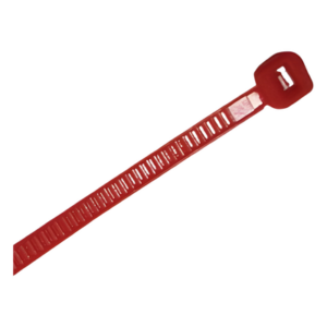 THORSMAN TH-300-R – Cincho de Nylon / 4.8 x 300mm / 22 kg Tensión / Rojo / 100 pzs / -40°C a +80°C / 1.02 x 0.19 pies