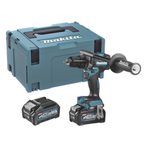 MAKITA HP-001-GM201 – Rotomartillo inalámbrico atornillador / BL 40V XGT / 1/2" / 141 N·m / 6" madera / 182x282 mm