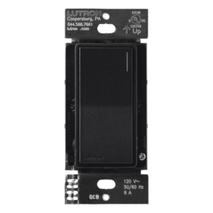 LUTRON RADIORA 3 RRST8ANSMN – Apagador Electrónico / 8 A Iluminación / 1/4 HP Motor / 120 V / Neutro Requerido / Acabado Satinado Midnight