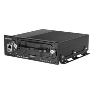 HIKVISION AE-MN5043(M12) – NVR Móvil / 8 Canales / 5 Megapixel / 4 Puertos PoE + 4 Vía Switch / 2 Bahías HDD / GPS Integrado / Conector M12 / 9-36 VCC