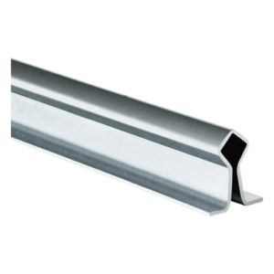 COMUNELLO 1020-1910-001 – Guía de Piso para Ruedas Tipo V / 6 m (19.7 ft) / Acero Galvanizado / Fijación a Cemento / 3.78 kg/m