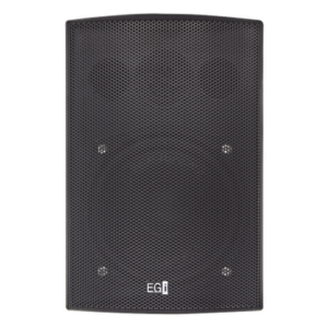 EGI AUDIO SOLUTIONS 1603 – Bocina HiFi | PoE Ethernet IP | Altavoz de 2 vías | Potencia 12W | Protección IP66 | Color Negro