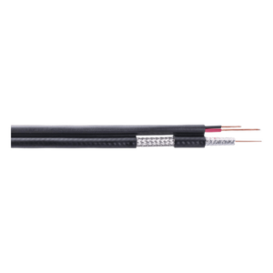 LINKEDPRO BY EPCOM RG59-S-CCS – Cable Coaxial RG59 / 305 m (1000 ft) / CCS Siames / 75 Ohm / 60% Blindaje Aluminio / 2x20 AWG / Intemperie