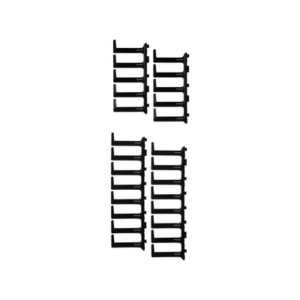 PANDUIT XGL-FMS42B – Kit de Administración de Cables / 42 UR / Dedos 100 mm / Altura 1865 mm (6.1 ft) / Ancho 25 mm / Color Negro