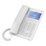 GRANDSTREAM GHP630 – Teléfono IP Hotelero / Pantalla LCD Color / 2 Líneas SIP / Wi-Fi 6 / Códec Opus / 3 Vías Conferencia