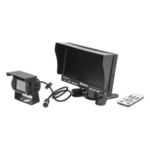ECCO K7000B – Sistema de Reversa Vehicular / Monitor LCD 7'' / Cámara CMOS IR 18 LEDs / Soporte Dual Cámara / Cable 20 m (65.6 ft)