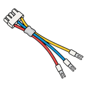 HIKVISION 101504313 – Cable de salida de alarma / 10 cm (0.33 ft) / 4 hilos / Relay / Portero analógico