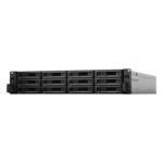 SYNOLOGY RS3621XS+ – NAS Rack / 12 Bahías / Procesador Intel Xeon 8 Núcleos / 8 GB DDR4 ECC / Dual 10GbE / Escalable a 36 Bahías / Alimentación Redundante