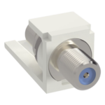 PANDUIT CMFWH – Módulo Acoplador Coaxial Tipo F / Mini-Com / 75 Ohms / 3.0 GHz / 1.75' x 1.37' x 0.71'