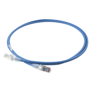 SIEMON SP6A-S05-06 – Patch Cord Cat6A Blindado S/FTP / 1.52 m (5 pies) / 28 AWG Diámetro Reducido / Color Azul