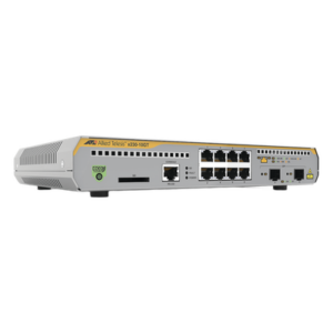 ALLIED TELESIS AT-X230-10GT-10 – Switch Administrable Capa 3 / 8 Puertos Gigabit / 2 SFP / 20 Gbps / Sin Ventilador / 1U Rack