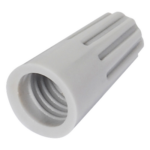 EPCOM POWERLINE AE00010 – Capuchón de Cable Roscable / 18 AWG / Inserto Metálico / Paquete 25 piezas / Gris