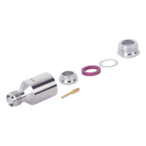 RF INDUSTRIES,LTD RFT-1214-I – Conector TNC Hembra / Rosca / Bronce Plateado / Contacto Oro / Teflón / 9913, 7810A, 8214, CNT-400, RG8/U, RFLASH-1113