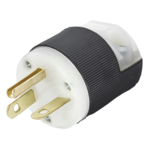 HUBBELL HUB-HBL5466C – Clavija de Entrada Recta / 20 A / 250 V CA / 2 Polos 3 Hilos / NEMA 6-20P / Grado Comercial-Industrial
