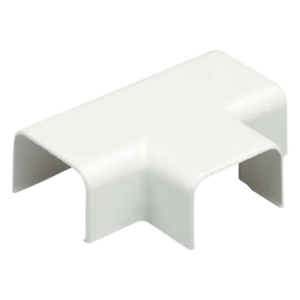 PANDUIT TF3IW-E – Conexión en T para Canaleta / ABS UL94V-0 FT4 / Radio de Curvatura 1 in / Adhesivo Integrado / 0 a 50°C / Blanco Mate