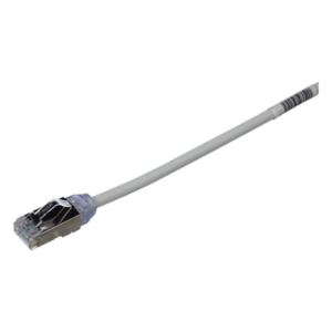 PANDUIT STP28X0.2MIG – Patch Cord Cat6A / 28 AWG Diámetro Reducido / S/FTP Blindado / CM/LS0H / 20 cm (0.66 pies) / Gris