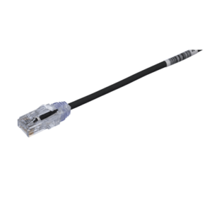 PANDUIT UTP28X1BL – Cable de Parcheo UTP Cat6A / CM-LSZH / 28AWG Diámetro Reducido / 0.30 m (1 Pie) / Negro