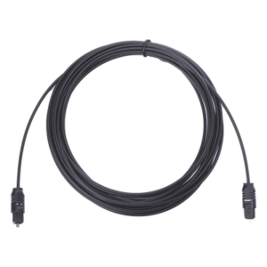 EPCOM PROAUDIO EP-TOS15 – Cable Óptico Toslink / Fibra Óptica 5.0 mm / 4.6 m (15.1 ft) / Conectores Dorados / Audio Digital 5.1 Canales