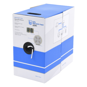 LINKEDPRO BY EPCOM PRO-CAT5-EXT-LITEW – Bobina de Cable UTP Cat5e para Exterior / 305 m (1000 pies) / 24 AWG / 6.2 mm / Certificado UL / 100% Cobre / Sin Blindaje