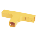PANDUIT FT2X2LYL – Conector en T Horizontal / Radio de Curvatura 50.8 mm / ABS / Canaleta 2x2 / 90° / 308.9 mm (1.01 ft) de Ancho