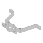 SYSCOM TOWERS SMRP-HL1 – Herraje de Pared para Mástil / Acero A-36 / 1" a 1-3/4" / 5 kg / 3 m (9.8 ft)
