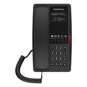 FANVIL H4WB – Teléfono IP Hotelero / Wi-Fi 6 Dual-Band / 2 Líneas SIP / 5 Teclas Programables / PoE 802.3af / USB-A / Audio HD