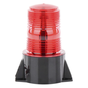 EPCOM INDUSTRIAL SIGNALING X62R – Mini Burbuja de LED / 12-80 VCC / IP66/67 / 3 LEDs / 8 Flashes 70 FPM / 3.9' x 4.9'
