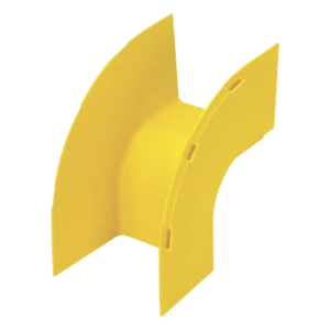 PANDUIT FROVRA4X4LYL – Bajada Vertical Exterior 90° / Canaleta 4x4 / Radio Curvatura 50.8 mm / PC/ABS / Amarillo