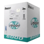PANDUIT PUR6004WH-FE – Cable UTP / Categoría 6A / 305 m (1000 ft) / 23 AWG / Cobre Sólido / CMR Riser / 4 Pares / Reelex