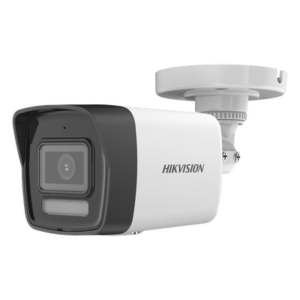 HIKVISION DS-2CE16K0T-LFS – Cámara Bala TURBOHD / 3K 5 Megapixel / Lente 2.8 mm / Gran Angular 104.9° / Dual Light IR 30 m (98.4 ft) + Luz Blanca 20 m (65.6 ft) / IP67 / Audio Integrado / 4 Tecnologías / Metal