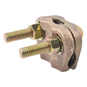 TOTAL GROUND TG-AB21 – Conector de Varilla a Cable / Varilla 3/4" / Cable 2/0 AWG a 350 Kcmil / Tubería 3/8" a 3/4" / Bronce de Alta Conductividad