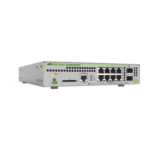 ALLIED TELESIS AT-GS970M/10PS-R-10 – Switch PoE+ Administrable / 8 Puertos Gigabit / 2 SFP Uplink / 124 W PoE / Capa 3
