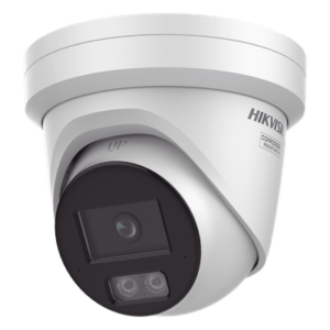 HIKVISION DS-2CD2347G3-LI2UY – Turret IP 4 Megapixel / Lente 2.8 mm / 98 pies IR + Luz Blanca / Doble Micrófono / IP67 / WDR 130 dB / AcuSense 3.0 / NEMA 4X / AcuSeek