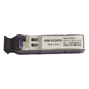 HIKVISION HK-SFP-1.25G-20-1310 – Transceptor Mini-GBIC SFP / 20 km (65,600 ft) / LC Dúplex / Monomodo 9/125 μm / 1.25 Gbps / 1310/1550 nm