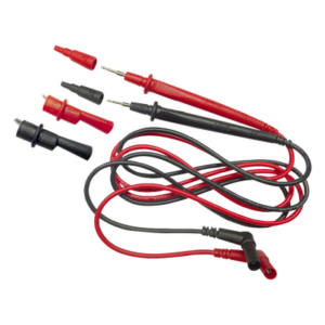 KLEIN TOOLS 69410 – Juego de Cables de Prueba / Conectores Banana Universales / Pinzas Cocodrilo Extraíbles / CAT III 1000V / CAT IV 600V / 1041 mm (3.42 ft)