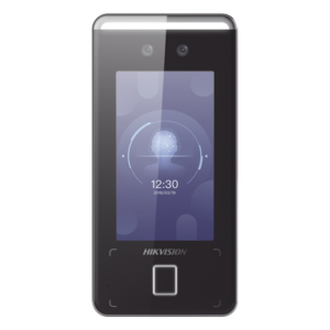 HIKVISION DS-K1T341CMFW – Terminal de Reconocimiento Facial / Pantalla Táctil 4.3 pulgadas / Wi-Fi / IP65 / Alcance 0.3 a 1.5 m (0.98 a 4.92 ft) / 3,000 Usuarios / 150,000 Eventos / WDR / QR / Videoportero