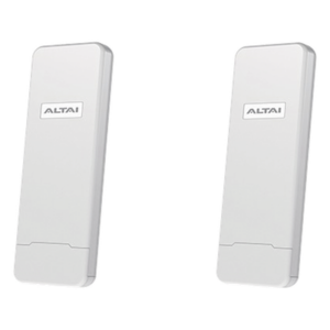 ALTAI TECHNOLOGIES KIT-2-C1AN – Kit Enlace PtP / 2 Puntos de Acceso / Antena Integrada 14 dBi / 5 GHz / MIMO 2x2 / Alcance 4 km (2.5 mi) / 128 Dispositivos Concurrentes / 300 Mbps
