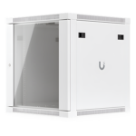 UBIQUITI UACC-RACK-12U-WALL-600-G – Gabinete Rack 12U / Montaje en Pared / Profundidad 600 mm / Puerta Vidrio Templado / Carga 80 kg (176 lb) / Ventilación Integrada
